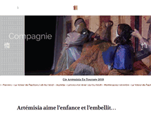 Tablet Screenshot of cie-artemisia.com